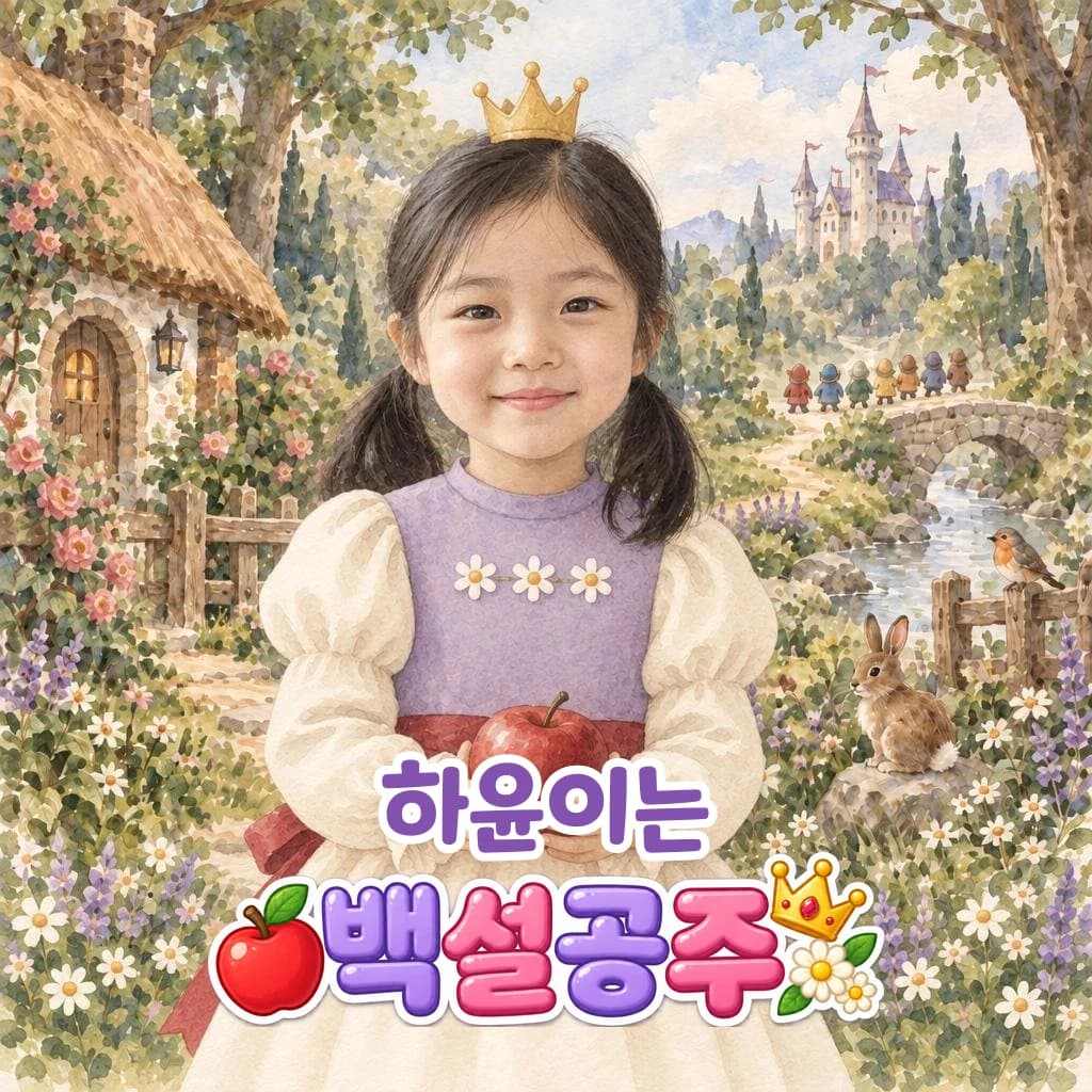 아이 이름이 표지에 인쇄된 맞춤 동화책