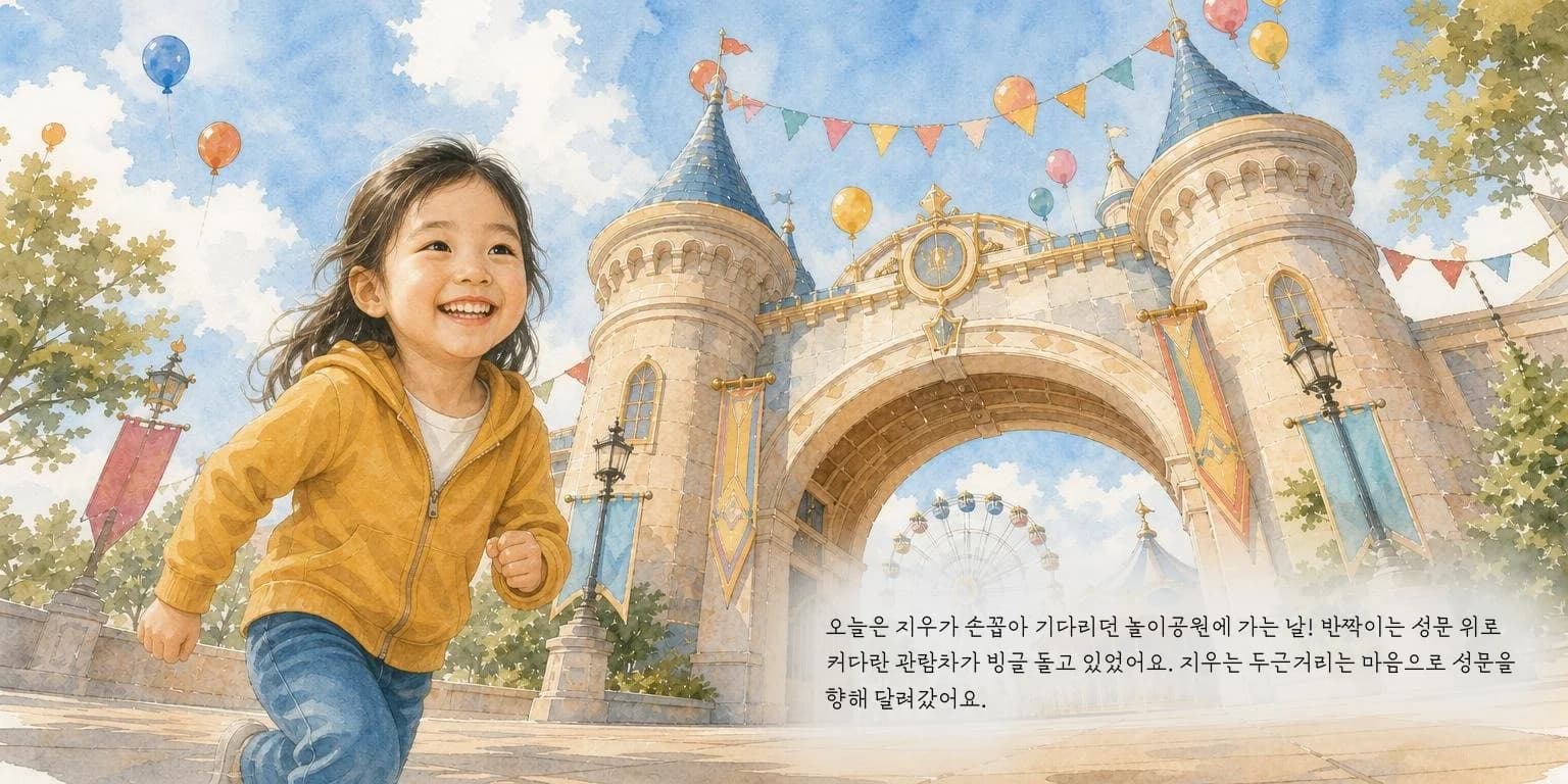 반짝이는 놀이공원 동화책 미리보기