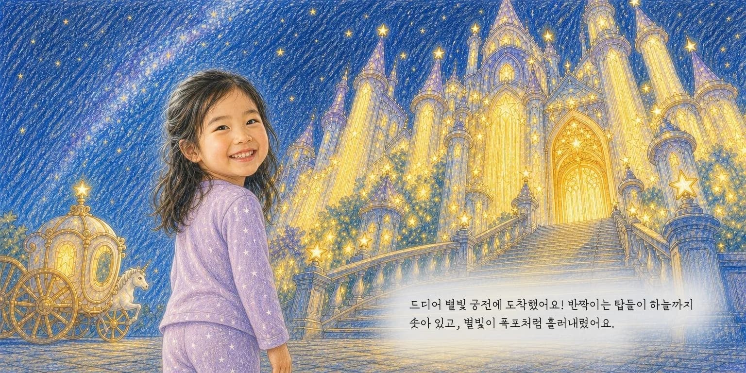 별빛 궁전의 공주님 동화책 미리보기