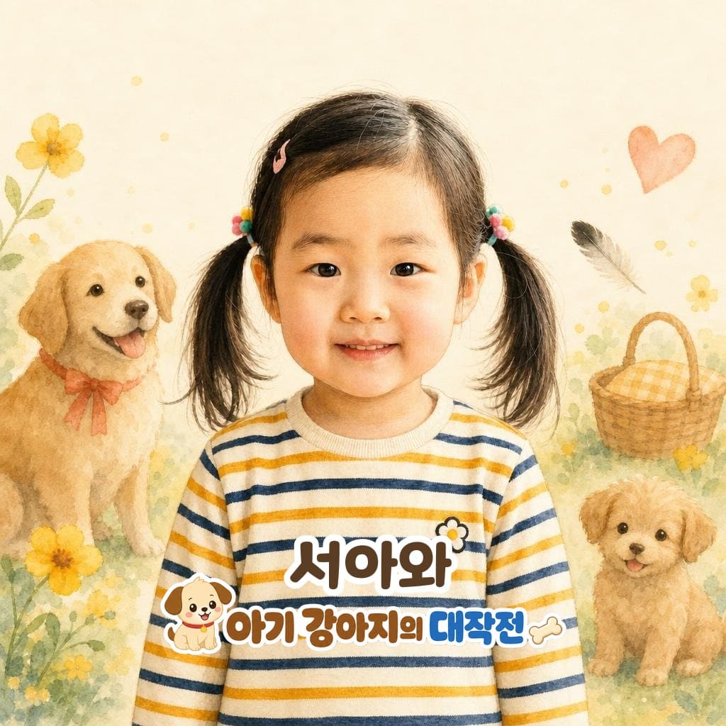 아이 이름이 표지에 인쇄된 맞춤 동화책