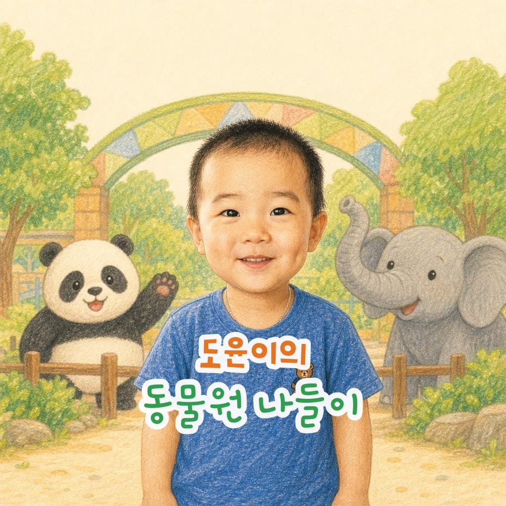 아이 이름이 표지에 인쇄된 맞춤 동화책