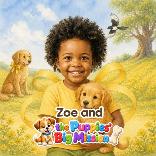 Puppies storybook cover