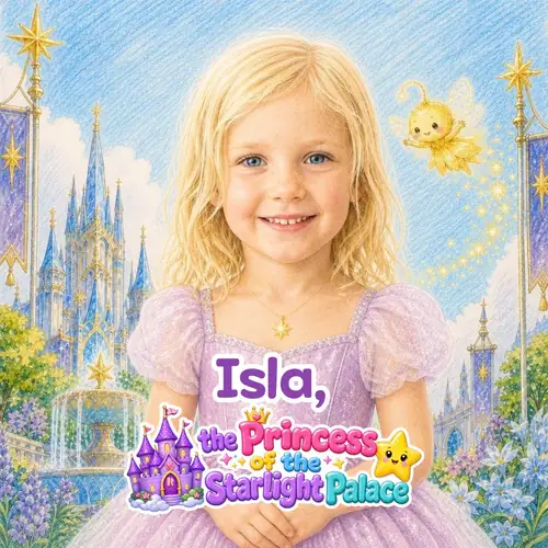 Printed TaleCoco princess hardcover